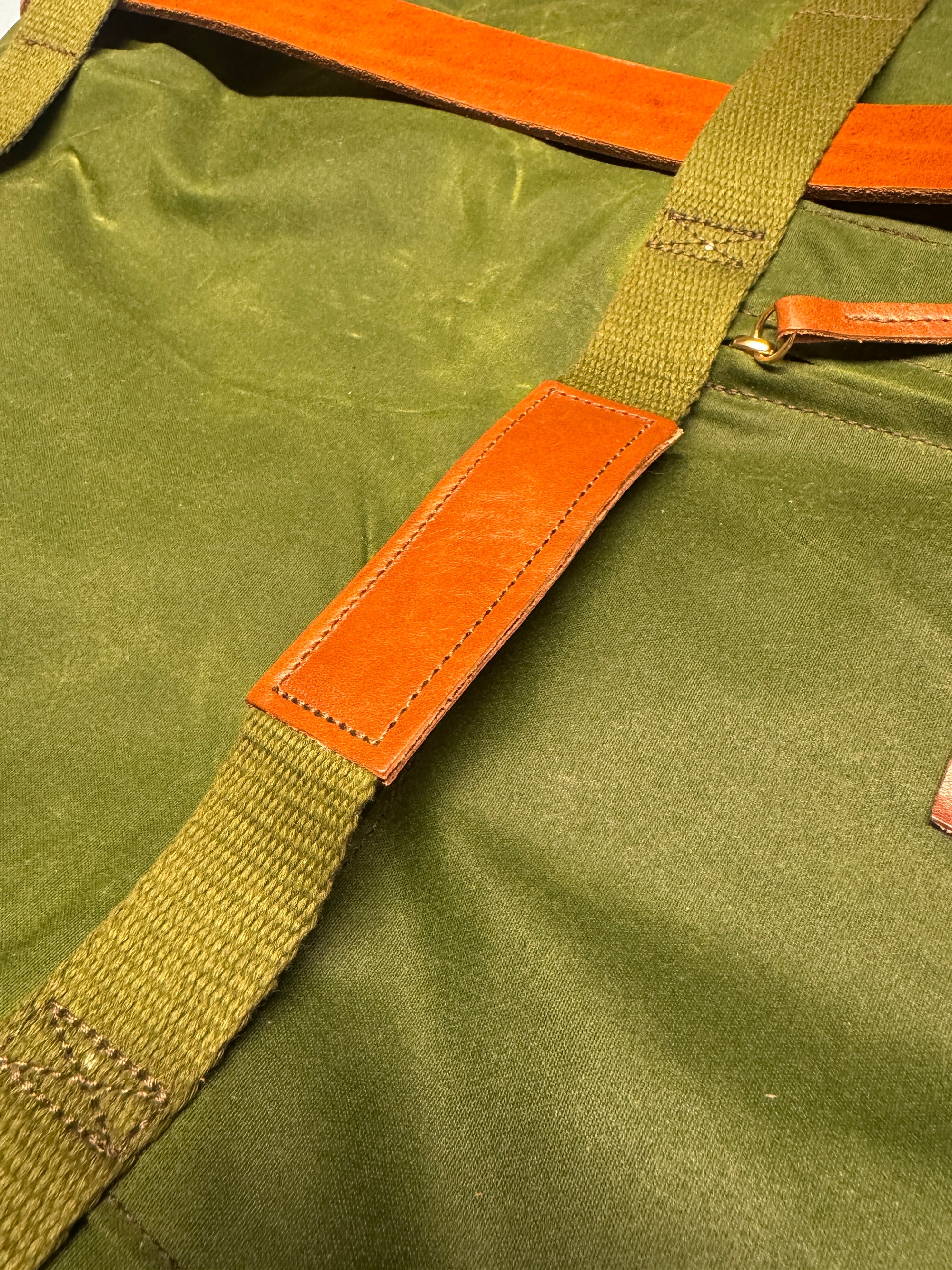 Motorcycle duffle bag / Sissy bar bag, Cotton, Olive-Tasker-Kalos and Sons-Motorious Copenhagen