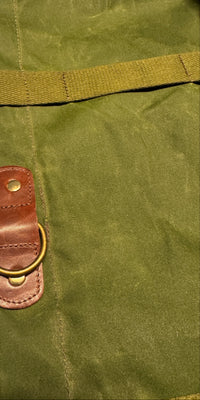 Motorcycle duffle bag / Sissy bar bag, Cotton, Olive-Tasker-Kalos and Sons-Motorious Copenhagen