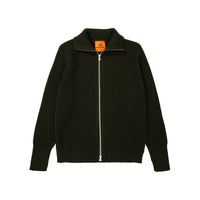 Navy Full-Zip, Hunting Green-Sweatshirts-Andersen-Andersen-Motorious Copenhagen