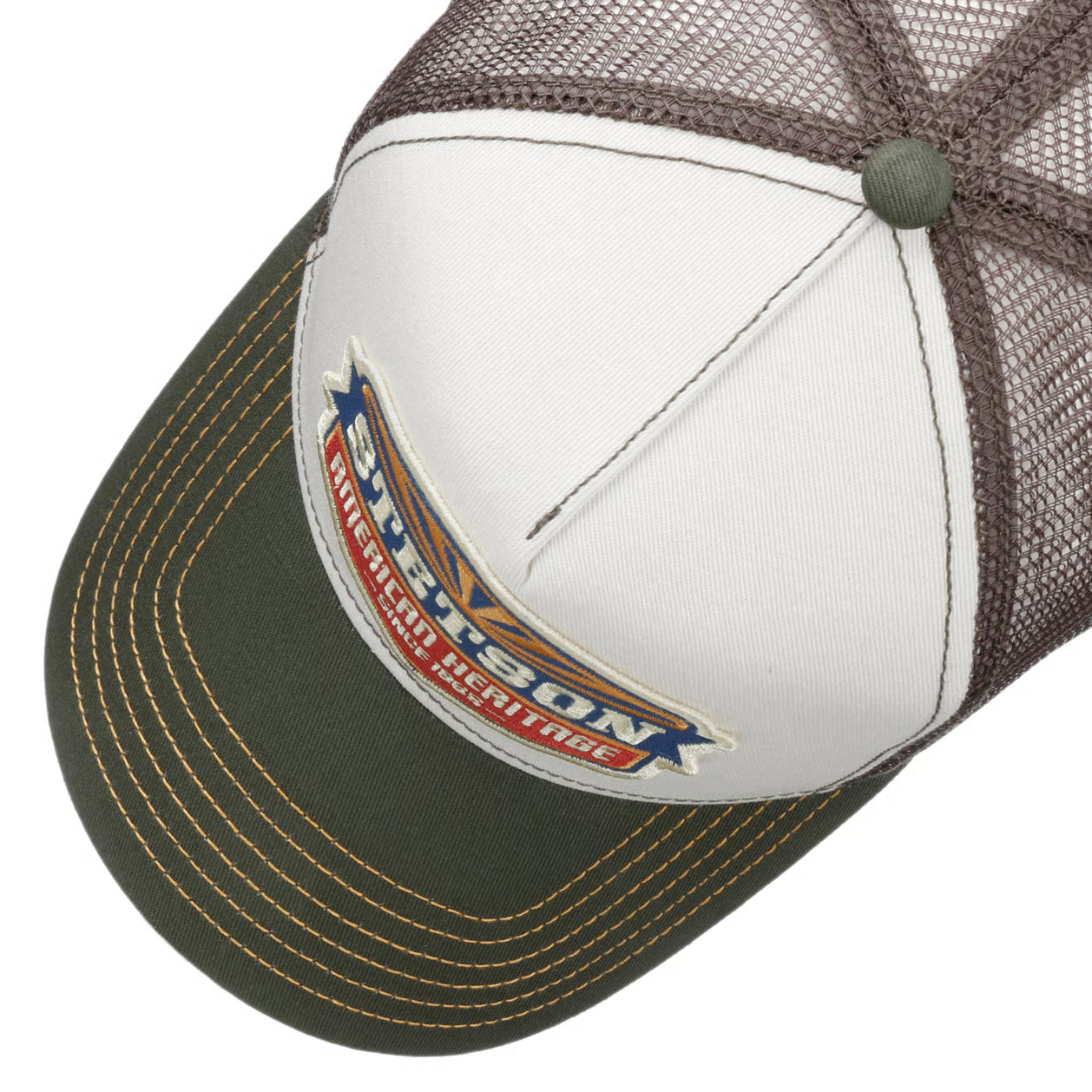 New American Heritage, Trucker Cap, Grey-Hatte og Caps-Stetson-Motorious Copenhagen
