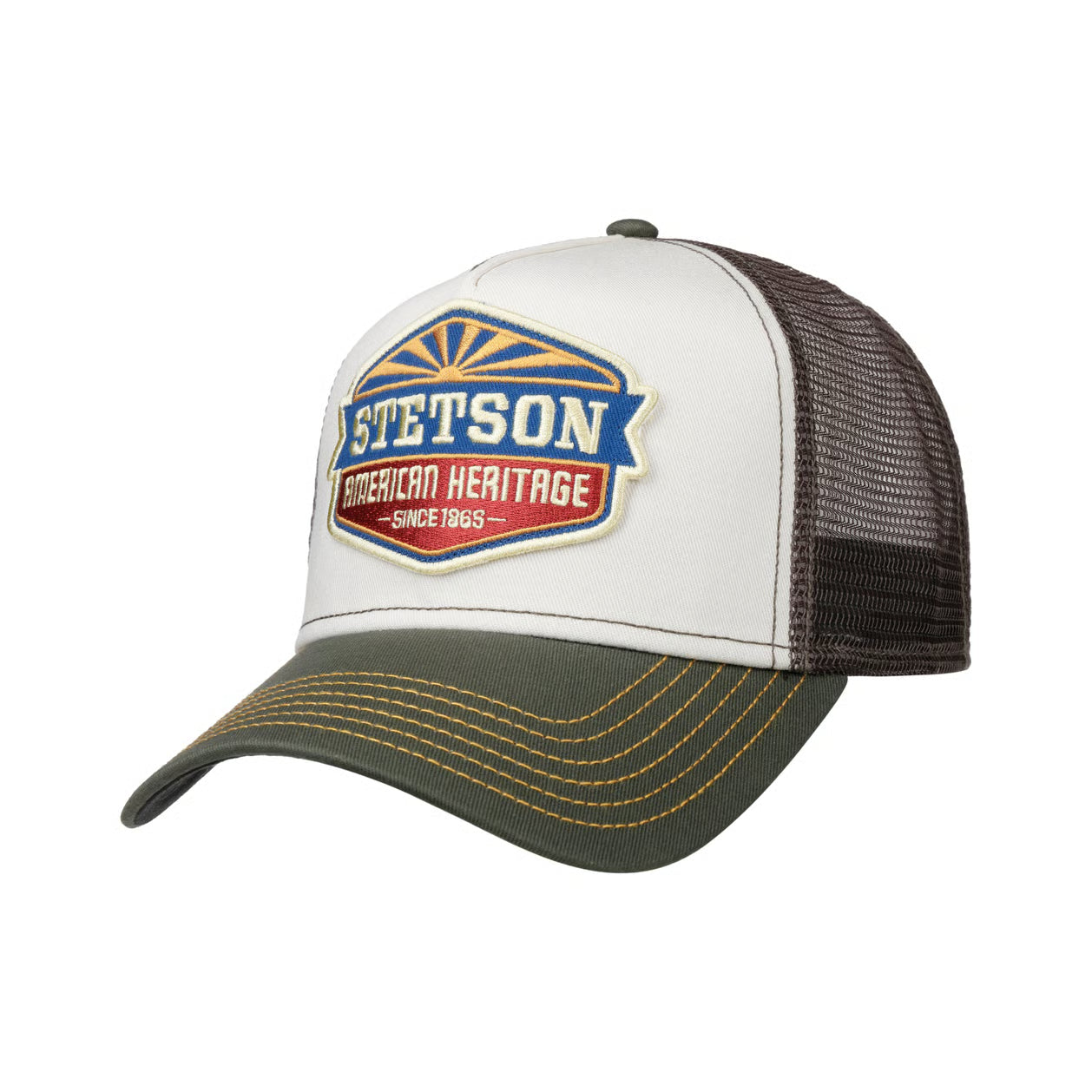 New American Heritage, Trucker Cap, Grey-Hatte og Caps-Stetson-Motorious Copenhagen