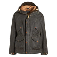New Fisherman Parka, Wool padding lining, Chocolate-Jakker-Manifattura Ceccarelli-Motorious Copenhagen