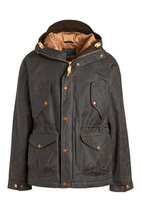 New Fisherman Parka, Wool padding lining, Chocolate-Jakker-Manifattura Ceccarelli-Motorious Copenhagen