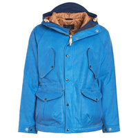 New Fisherman Parka, Wool padding lining, MidBlue-Jakker-Manifattura Ceccarelli-Motorious Copenhagen