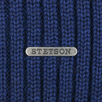 Northport Beanie, Knit Merino Wool, Blue-Huer og Beanies-Stetson-Motorious Copenhagen