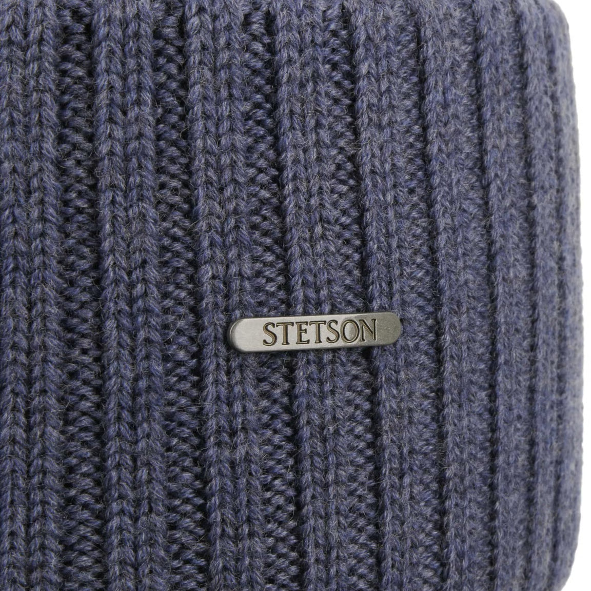 Northport Beanie, Knit Merino Wool, Denim-Huer og Beanies-Stetson-Motorious Copenhagen