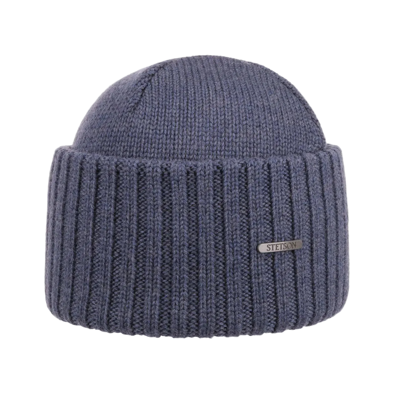 Northport Beanie, Knit Merino Wool, Denim-Huer og Beanies-Stetson-Motorious Copenhagen