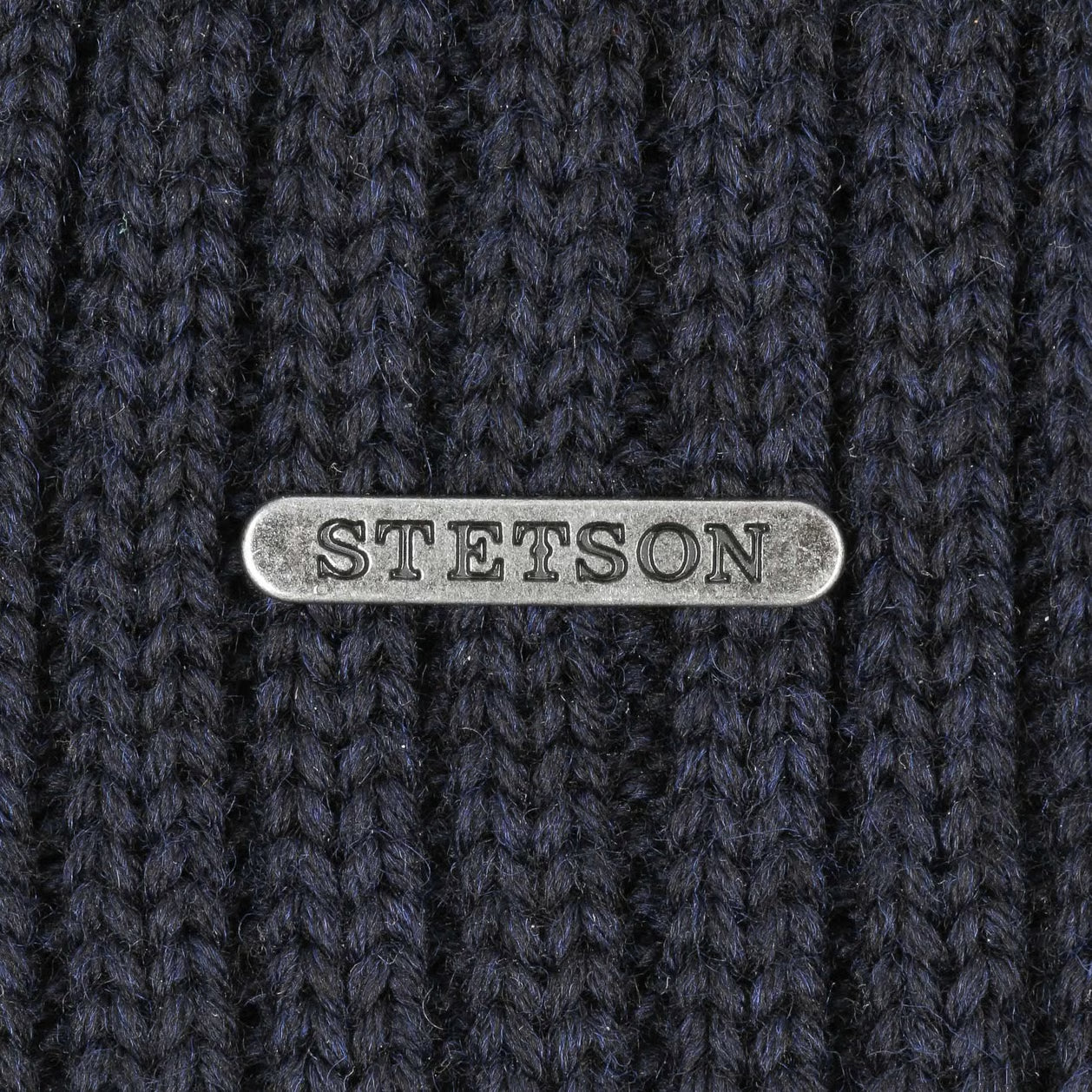 Northport Knit Beanie, Merino Wool, Navy-Huer og Beanies-Stetson-Motorious Copenhagen