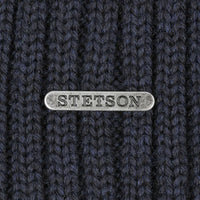 Northport Knit Beanie, Merino Wool, Navy-Huer og Beanies-Stetson-Motorious Copenhagen