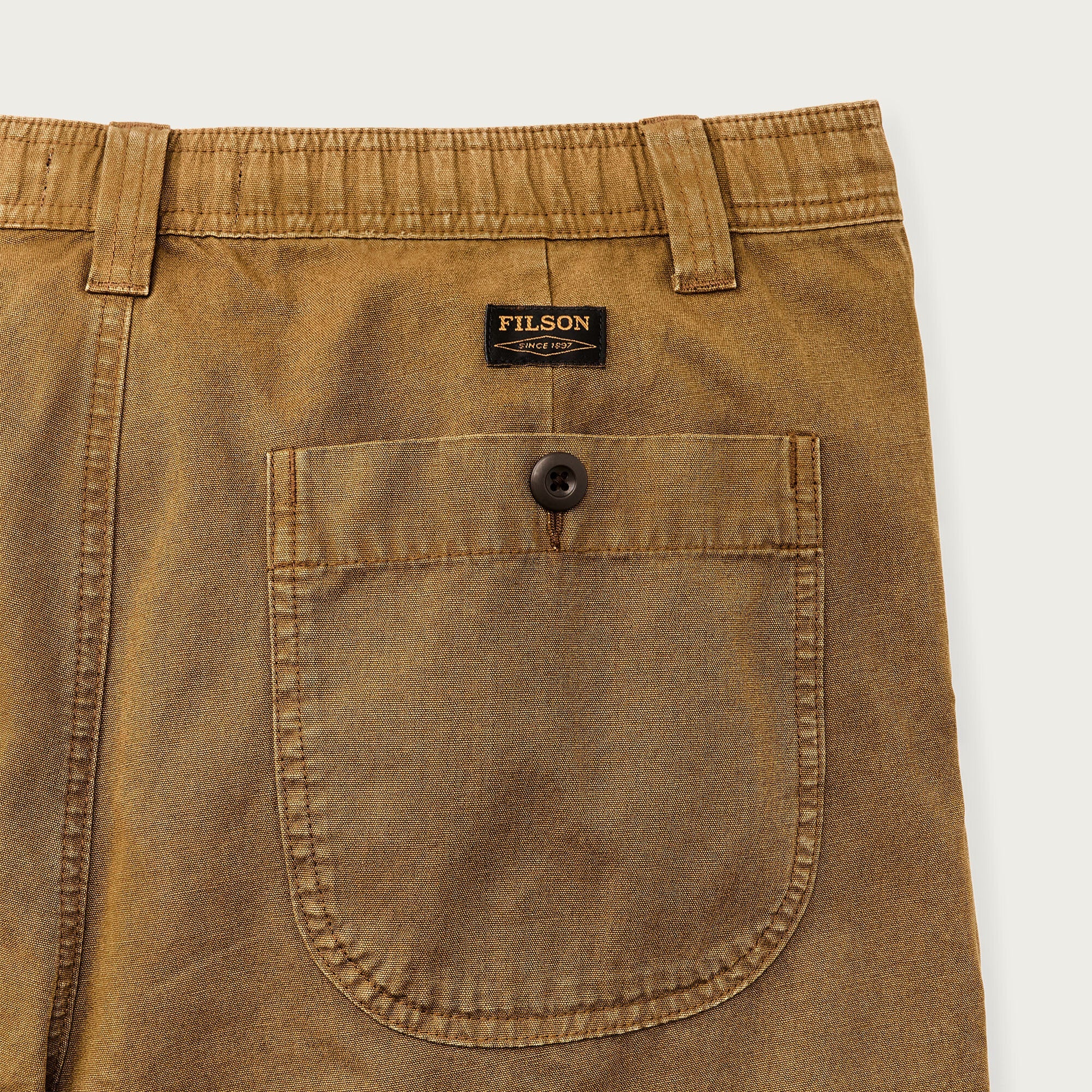 Oakville Canvas Shorts, Bronze Brown-Shorts-Filson 1897-Motorious Copenhagen