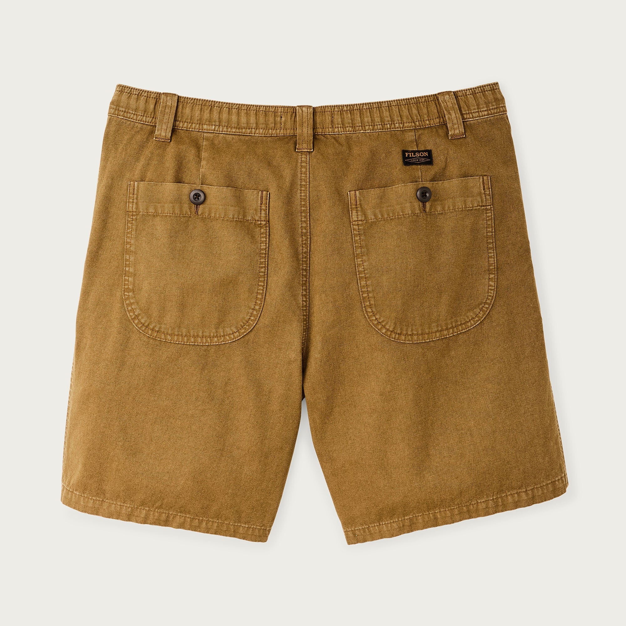 Oakville Canvas Shorts, Bronze Brown-Shorts-Filson 1897-Motorious Copenhagen
