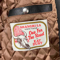 'One For The Road' Jacket, Black Tea-Core Leather - Shangri-La x Eat Dust-Jakker-Shangri-La Heritage-Motorious Copenhagen