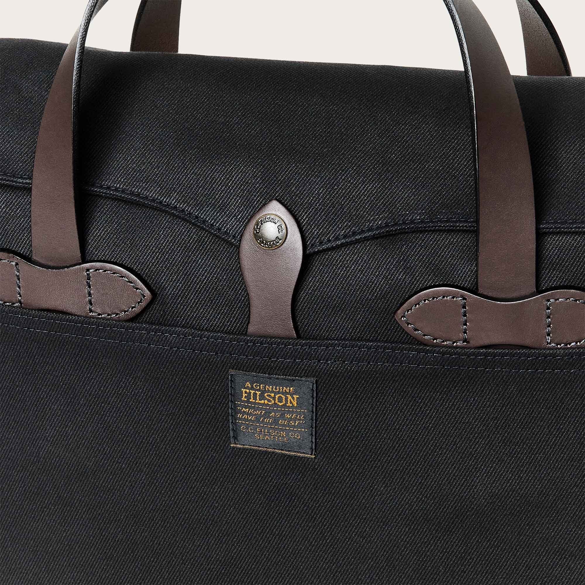 Original Briefcase, Rugged Twill, Black-Tasker-Filson 1897-Motorious Copenhagen