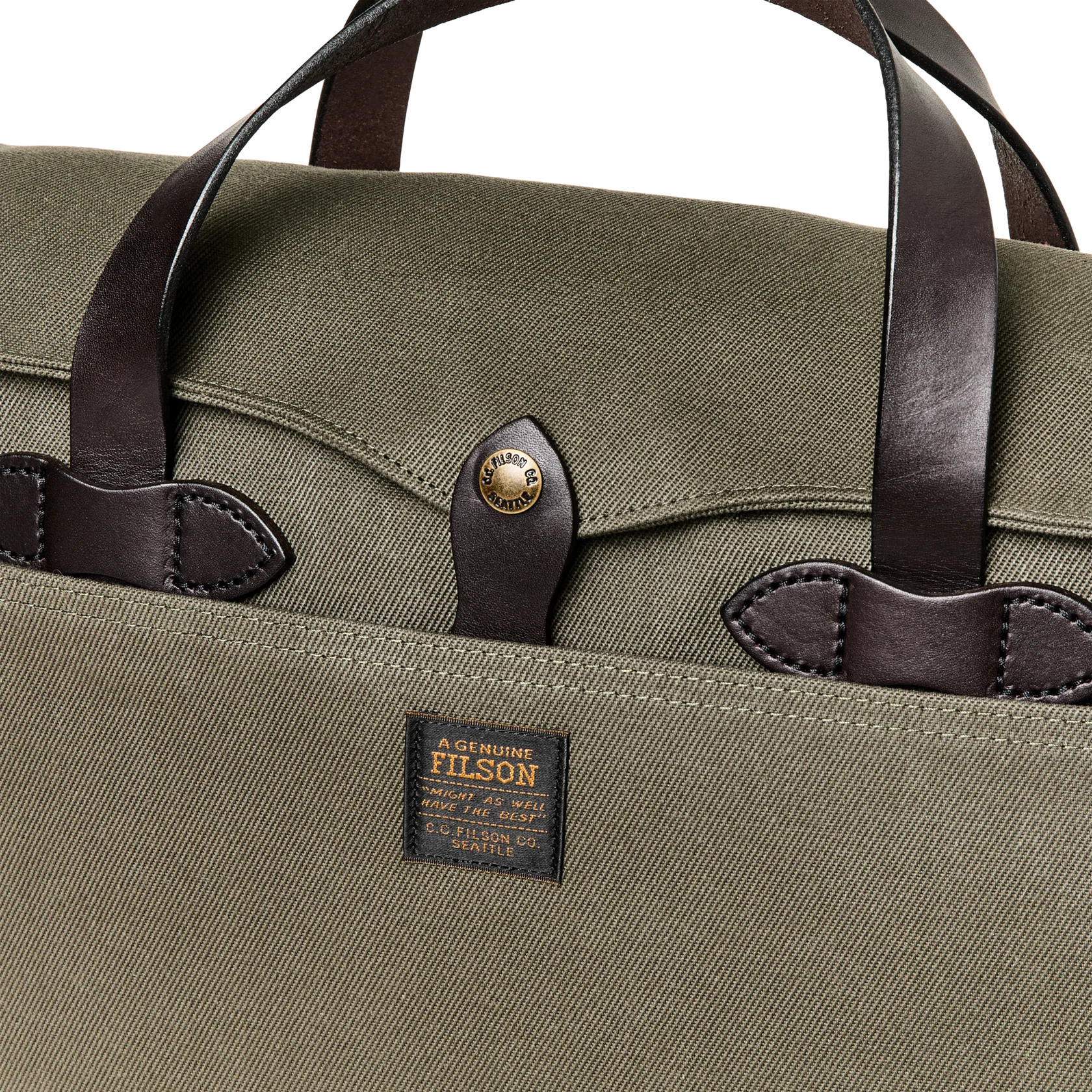 Original Briefcase, Rugged Twill, Ottergreen-Tasker-Filson 1897-Motorious Copenhagen