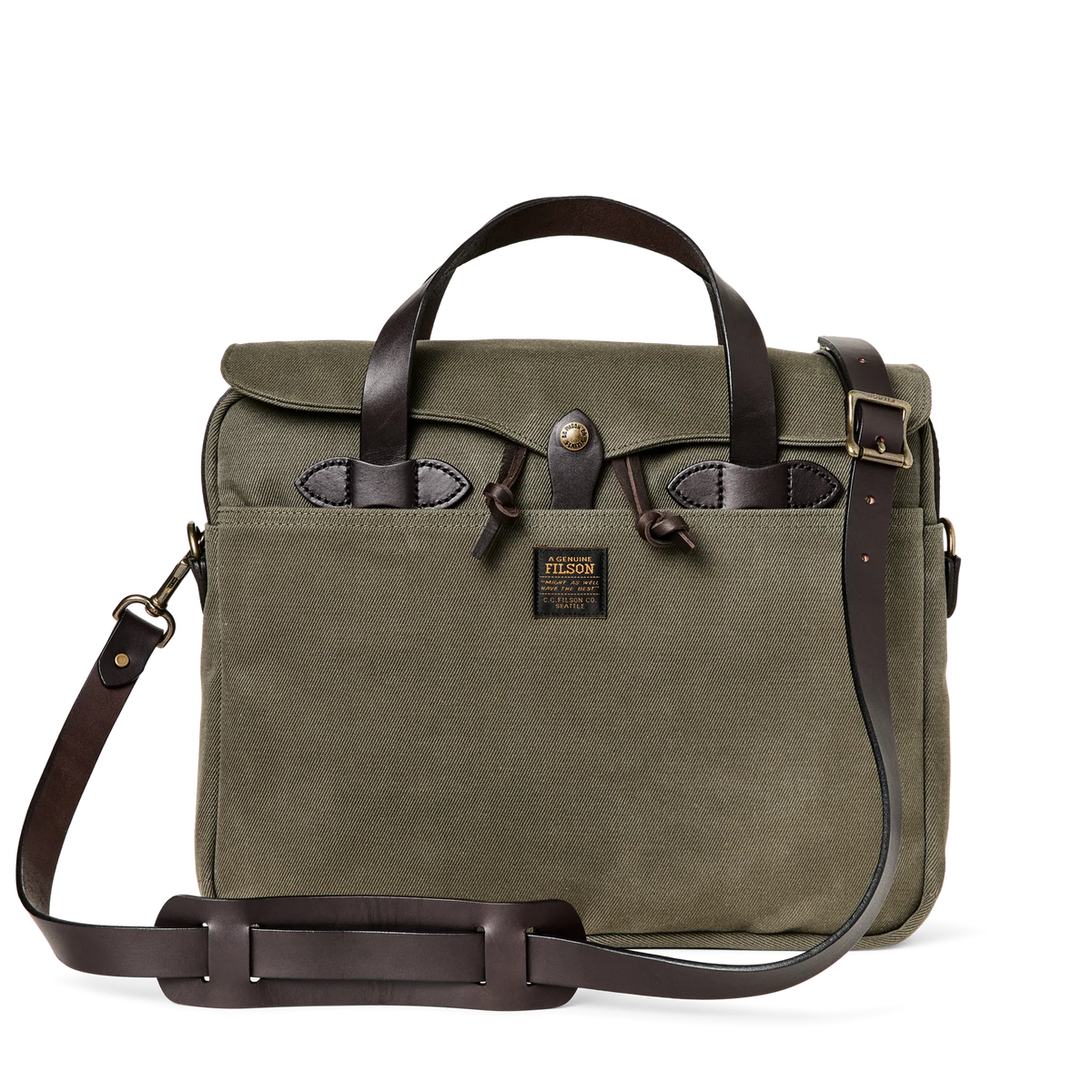 Original Briefcase, Rugged Twill, Ottergreen-Tasker-Filson 1897-Motorious Copenhagen