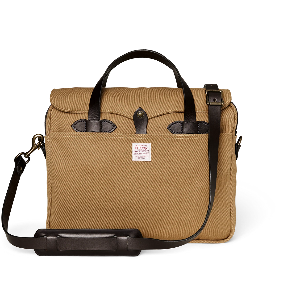 Original Briefcase, Rugged Twill, Tan-Tasker-Filson 1897-Motorious Copenhagen