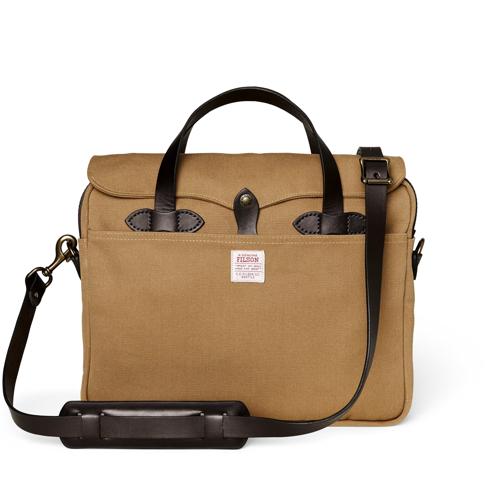 Original Briefcase, Rugged Twill, Tan-Tasker-Filson 1897-Motorious Copenhagen