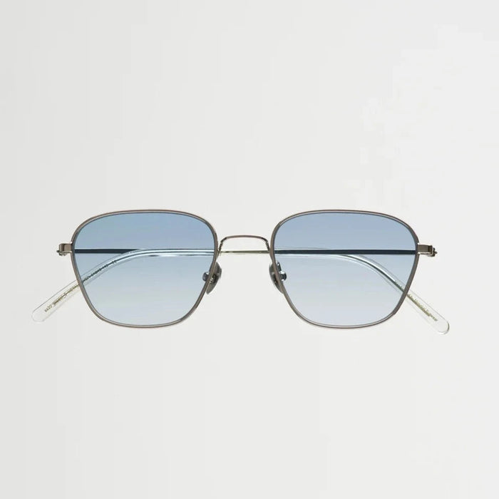 Otis, Silver, Blue Gradient Lens-Solbriller-Monokel Eyewear-Motorious Copenhagen