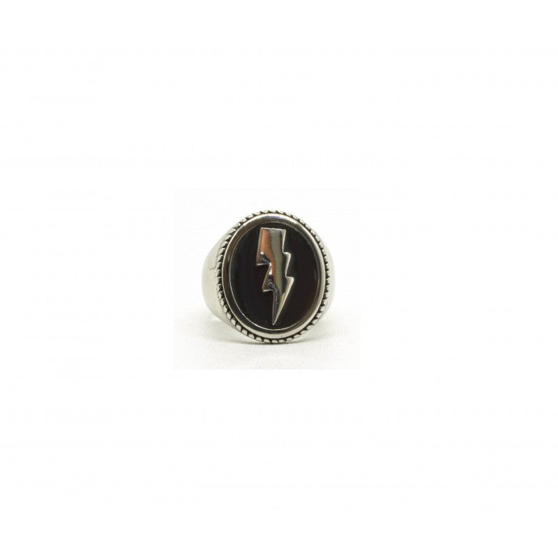Oval Signet Ring "Flash"-Ringe og Halskæder-Black Pearl Creations-Motorious Copenhagen