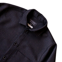 Overshirt 'Made in Denmark', Wool, Black-Jakker-Klaus Samsøe-Motorious Copenhagen