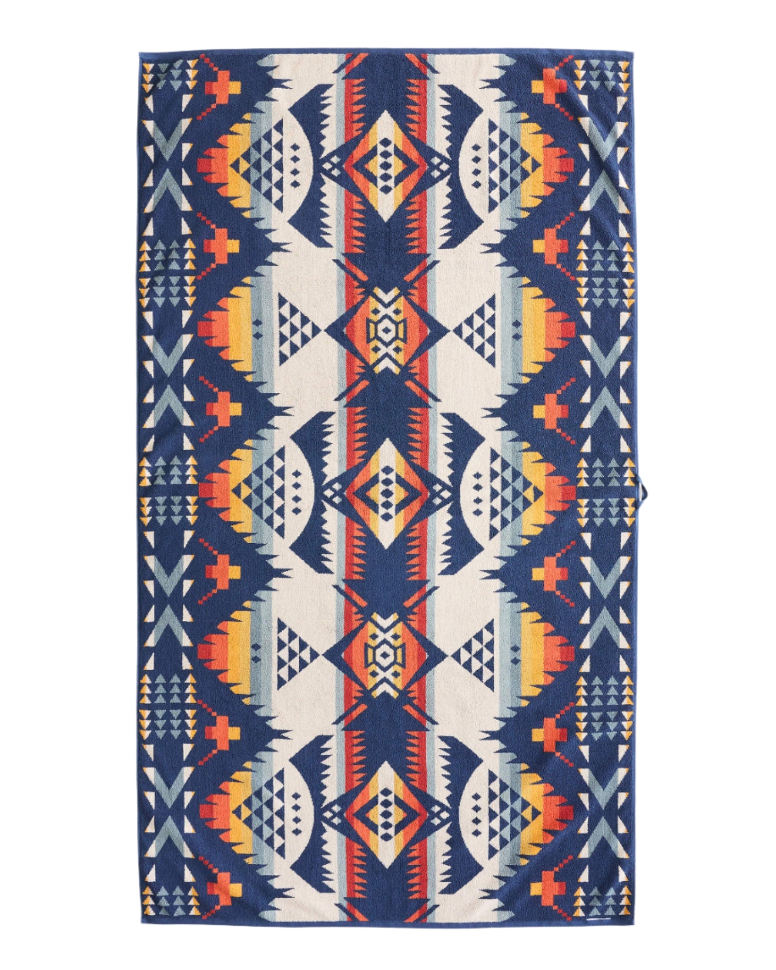 Oversized Spa Towel, Nehalem Navy-Håndklæder-Pendleton-Motorious Copenhagen
