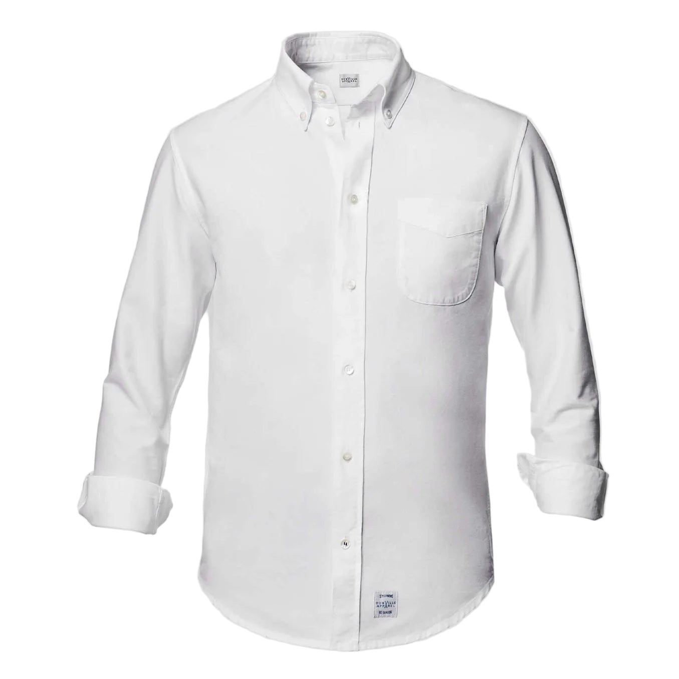Oxford Shirt, White-Skjorter-Dunville-Motorious Copenhagen
