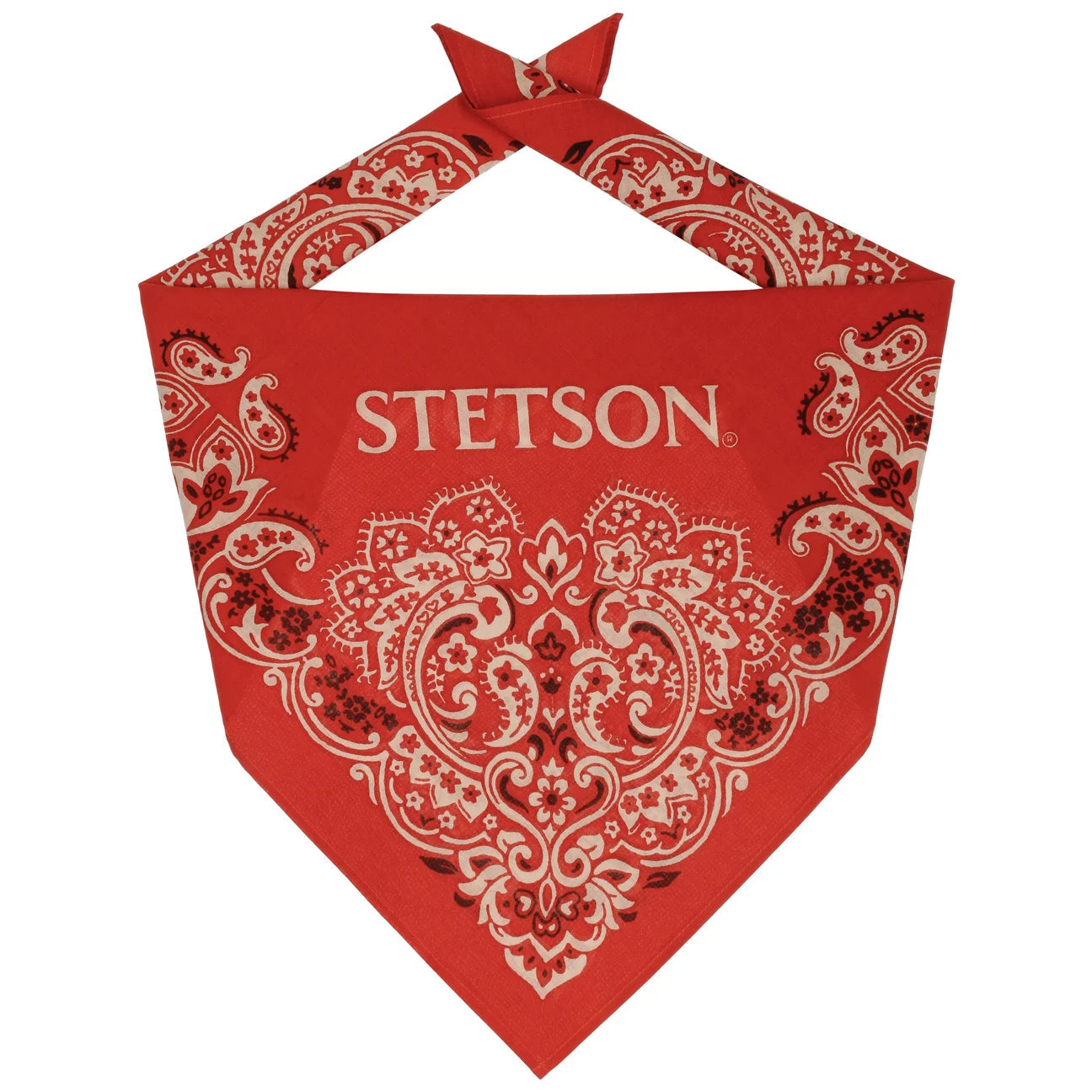 Paisley Bandana, Red-Halstørklæder-Stetson-Motorious Copenhagen