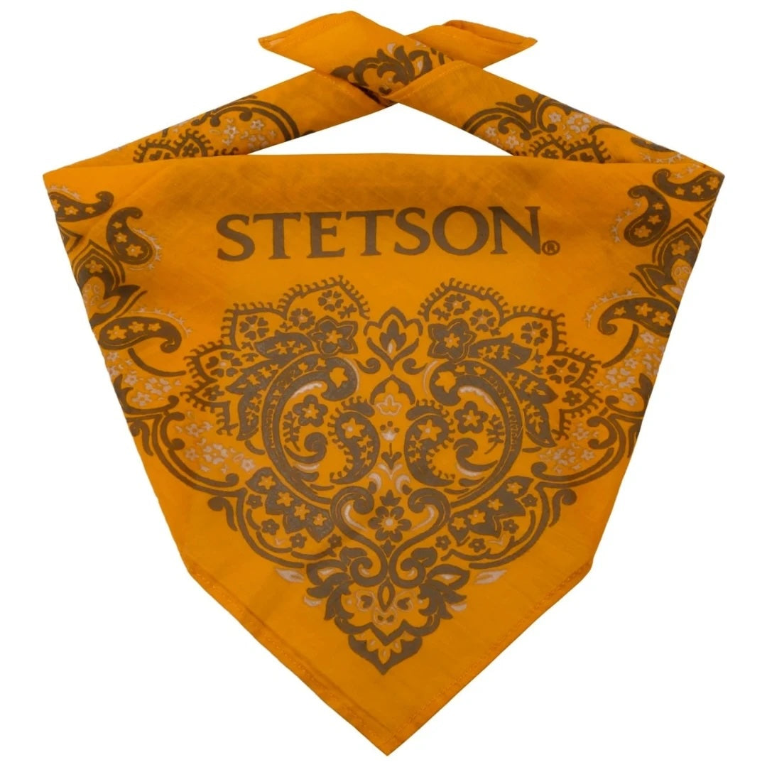 Paisley Bandana, Yellow-Halstørklæder-Stetson-Motorious Copenhagen