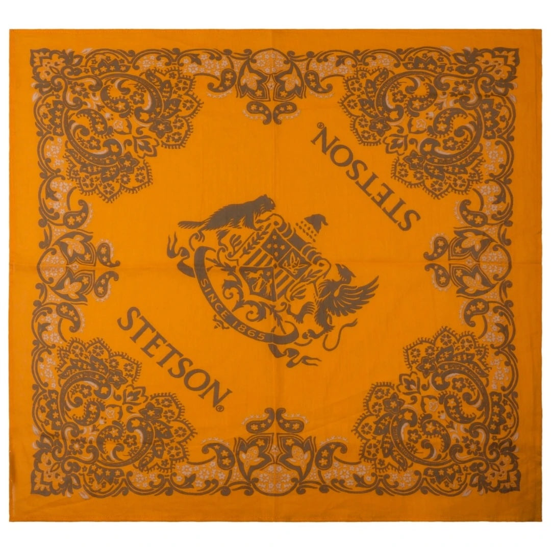 Paisley Bandana, Yellow-Halstørklæder-Stetson-Motorious Copenhagen