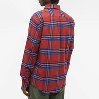 Pau Button Down Check Shirt, Red-Skjorter-Portuguese Flannel-Motorious Copenhagen