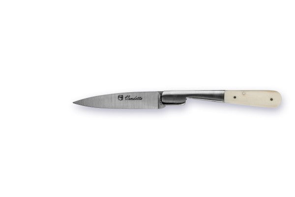'Petit Vendetta' pocket knife, White Buffalo Bone Handle-Knive og Værktøj-Passion France-Motorious Copenhagen