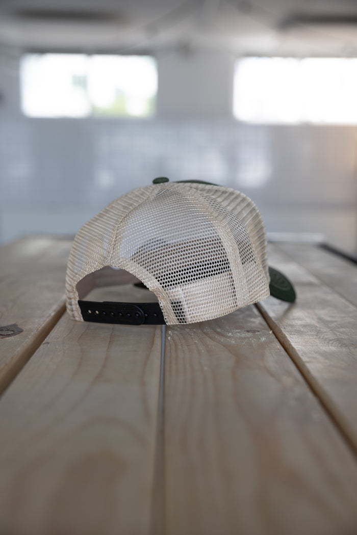Plant Trucker Cap, Green/Off-White-Hatte og Caps-Motorious Copenhagen-Motorious Copenhagen