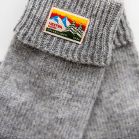 Raggwool, Half Finger gloves, Wool, Grey-Handsker-Hestra-Motorious Copenhagen