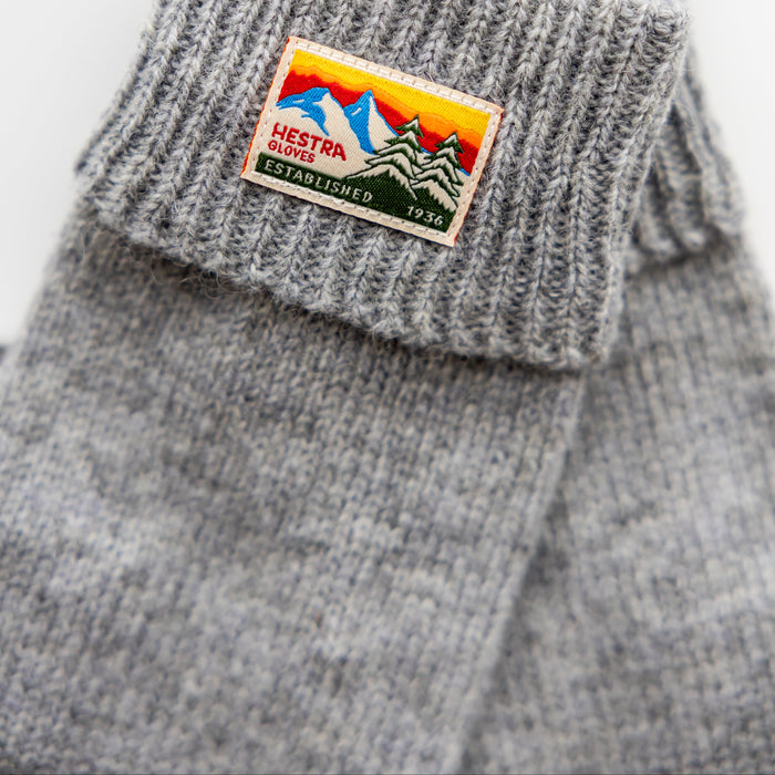 Raggwool, Half Finger gloves, Wool, Grey-Handsker-Hestra-Motorious Copenhagen