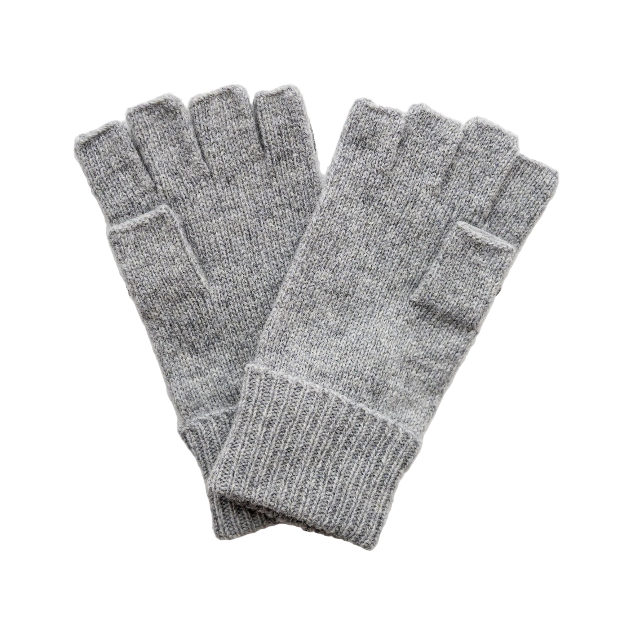 Raggwool, Half Finger gloves, Wool, Grey-Handsker-Hestra-Motorious Copenhagen