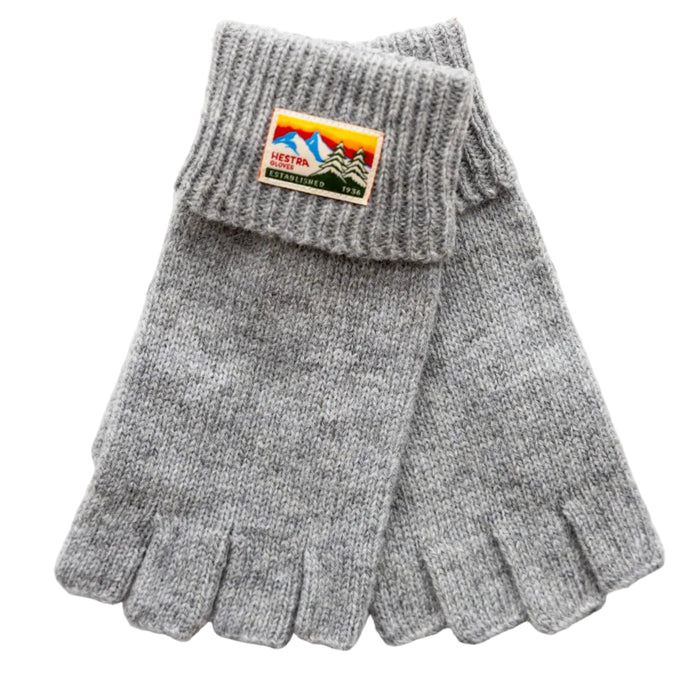 Raggwool, Half Finger gloves, Wool, Grey-Handsker-Hestra-Motorious Copenhagen