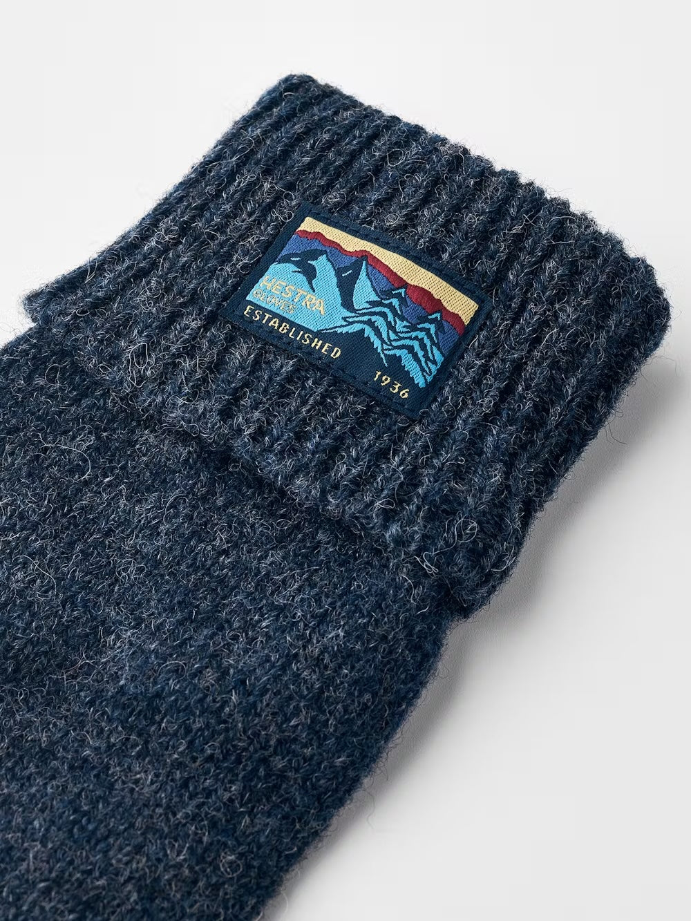 Raggwool, Half Finger gloves, Wool, Navy-Handsker-Hestra-Motorious Copenhagen
