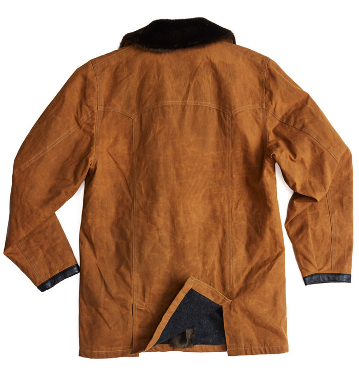 Ranch Jacket, Coated Cotton Canvas, Beige-Jakker-IndigoFera-Motorious Copenhagen