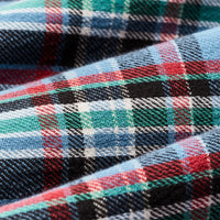 Rangeland Flannel Shirt, Light Blue / Red Plaid-Skjorter-Filson 1897-Motorious Copenhagen