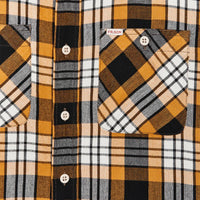 Rangeland Flannel Shirt, Yellow / Faded Black-Skjorter-Filson 1897-Motorious Copenhagen