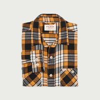 Rangeland Flannel Shirt, Yellow / Faded Black-Skjorter-Filson 1897-Motorious Copenhagen
