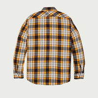 Rangeland Flannel Shirt, Yellow / Faded Black-Skjorter-Filson 1897-Motorious Copenhagen