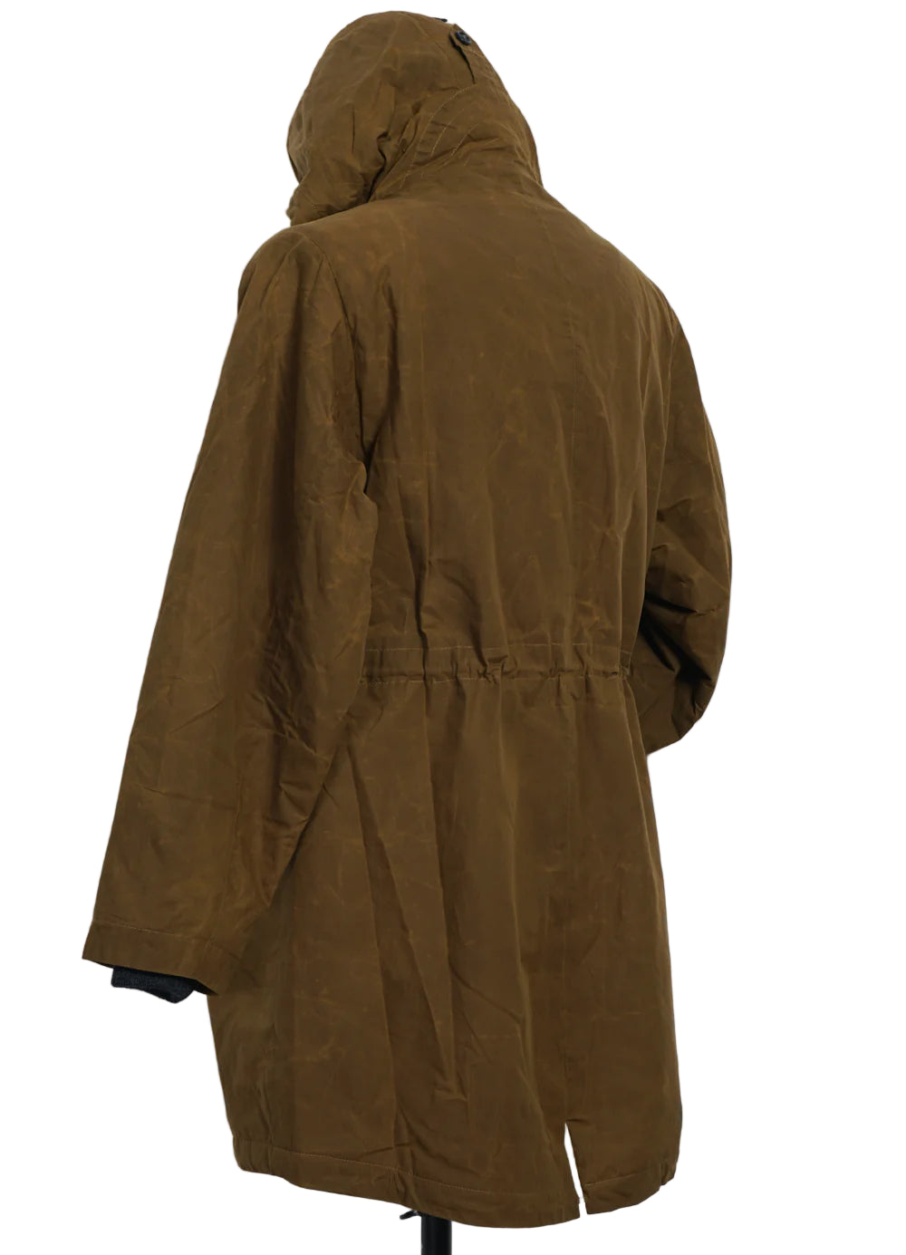 Rasmus, Waxed Parka With Zipper, Breen-Jakker-Hansen Garments-Motorious Copenhagen