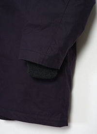 Rasmus, Waxed Parka with Zipper, Deep Blue-Jakker-Hansen Garments-Motorious Copenhagen