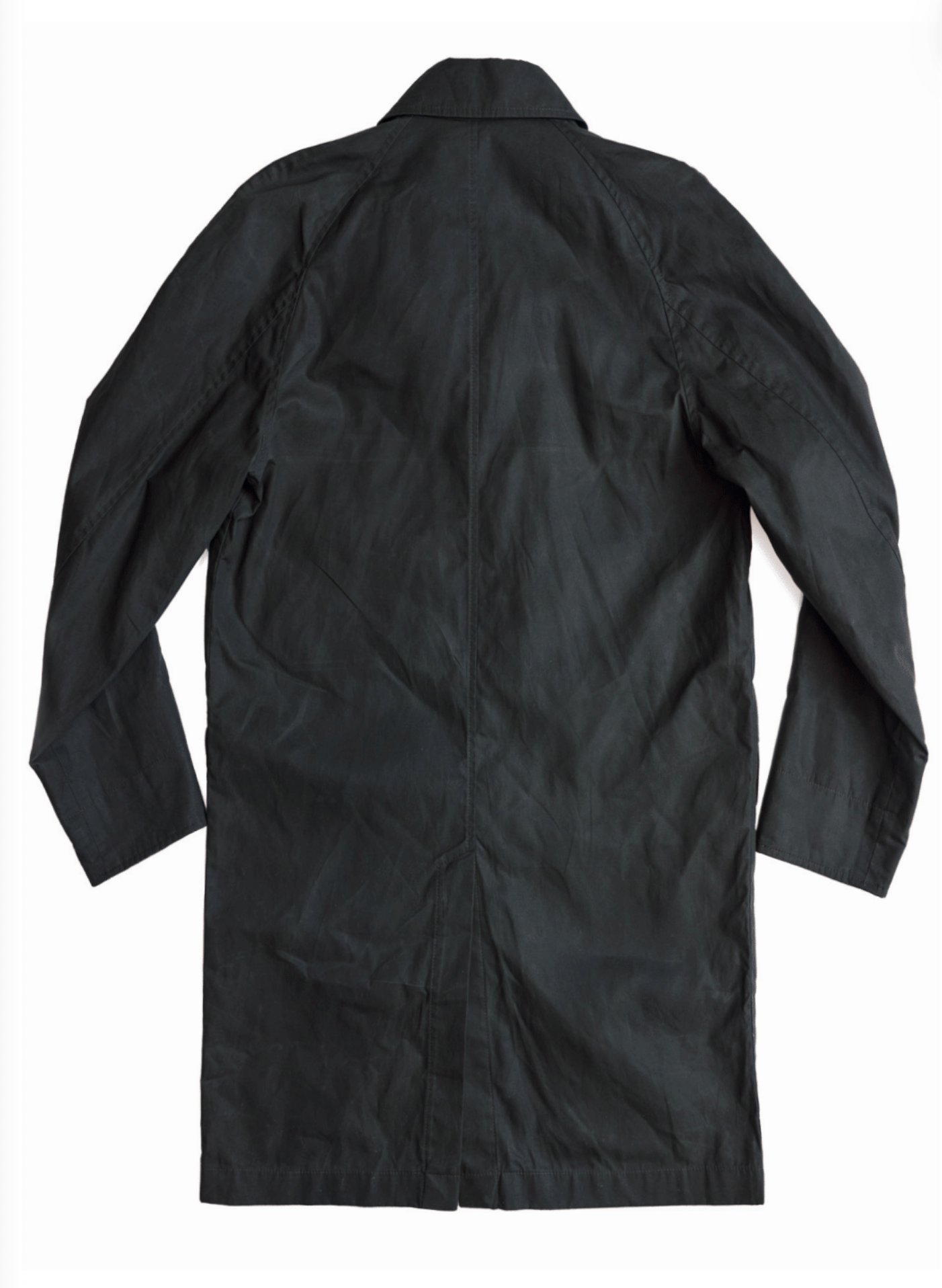 Raven Coat, Coated Cotton Twill, Dark Green-Jakker-IndigoFera-Motorious Copenhagen