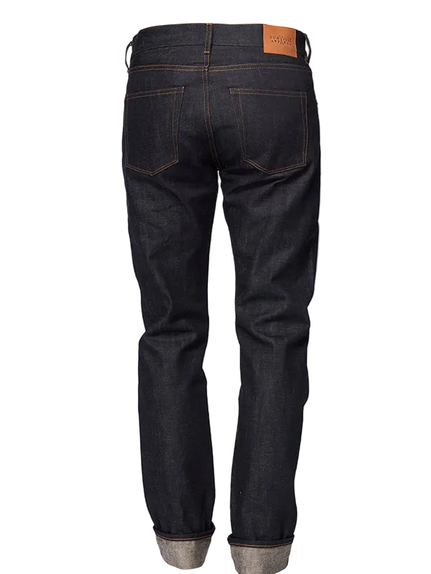 Raw Denim Jeans, Indigo Blue-Bukser-Dunville-Motorious Copenhagen