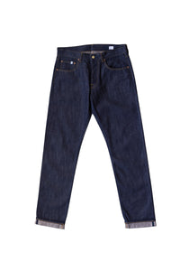 Raw Denim Jeans, Indigo Blue-Bukser-Dunville-Motorious Copenhagen