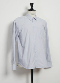 Raymond, Loose Cut Shirt, Grey Stripes-Skjorter-Hansen Garments-Motorious Copenhagen