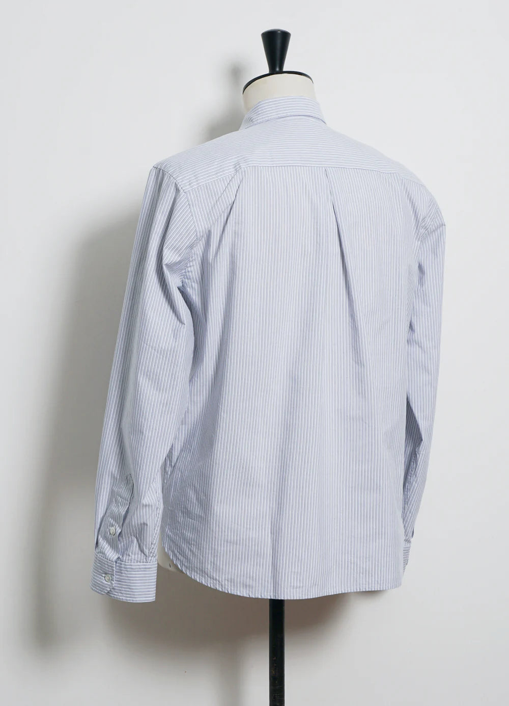 Raymond, Loose Cut Shirt, Grey Stripes-Skjorter-Hansen Garments-Motorious Copenhagen
