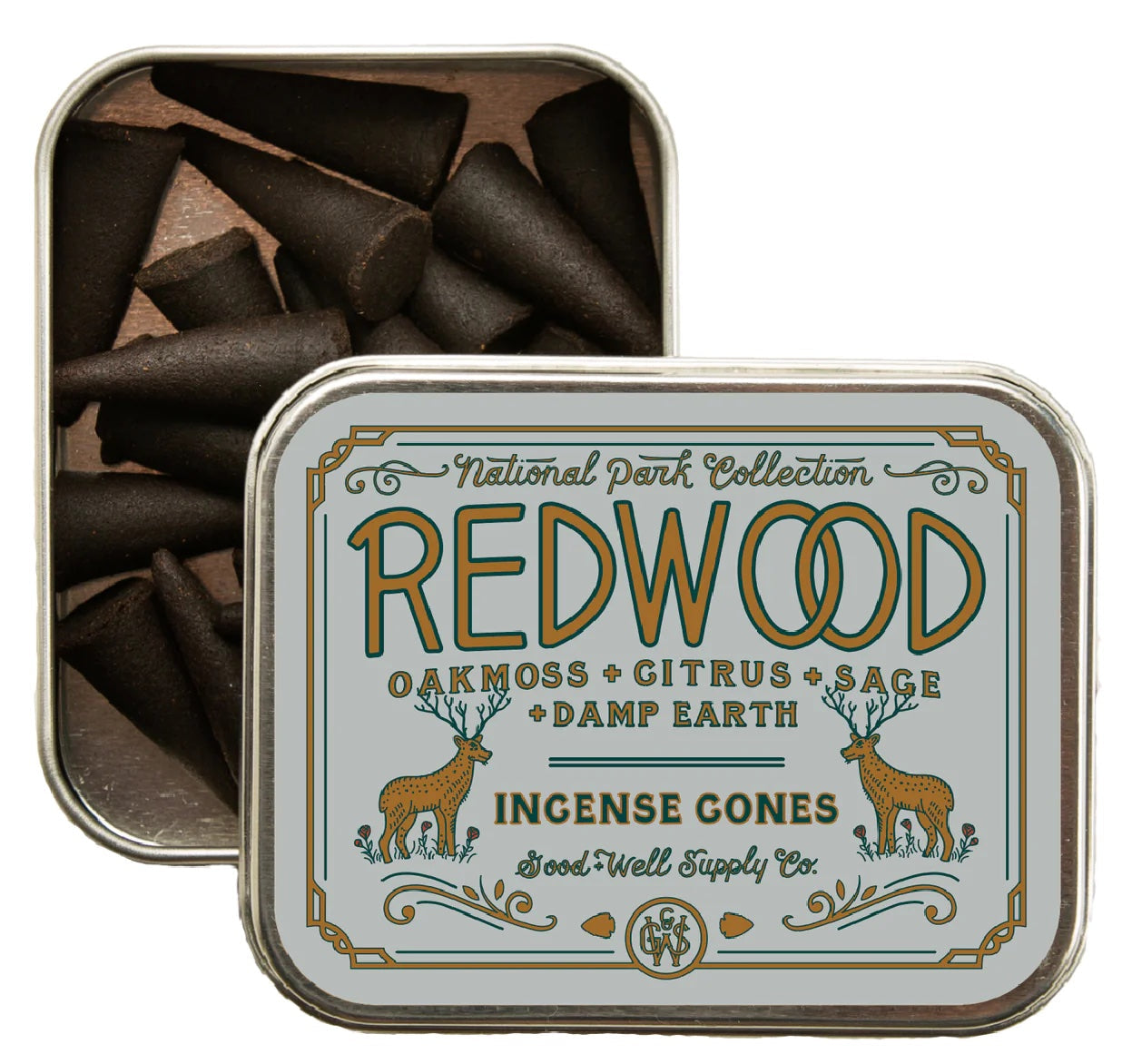 Redwood National Park Incense, røgelsespinde, 25 stk-Personlig pleje-Good & Well Supply Co.-Motorious Copenhagen